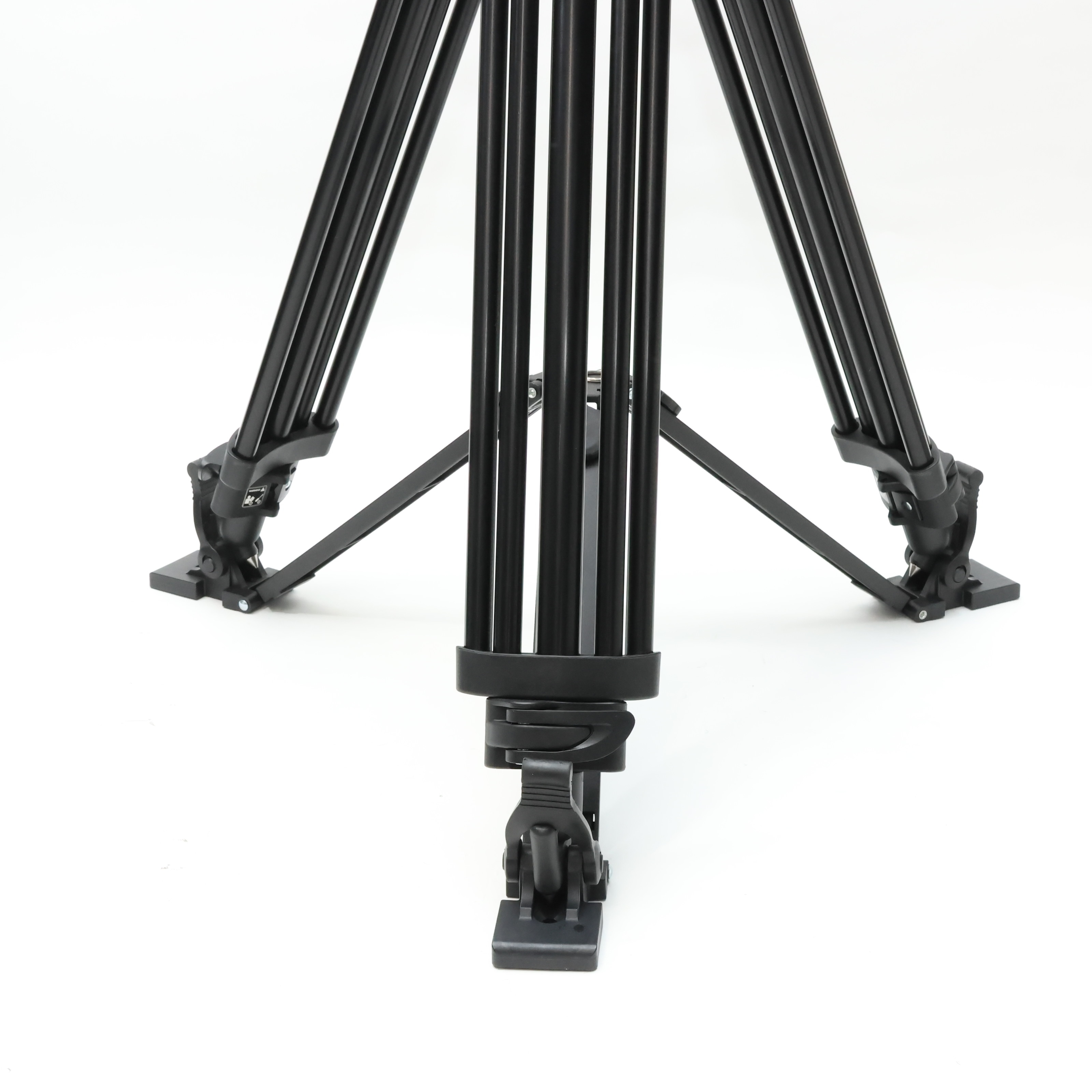 Manfrotto グラウンドスプレッダー付属 MVTTWINGC #2595 中古)Manfrotto (マンフロット) アルミツインビデオ三脚 グラウンド