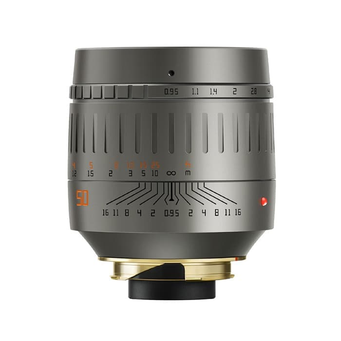 (新品)銘匠光学 (めいしょうこうがく) TTArtisan 50mm F0.95 ASPH (ライカM用)  チタンカラー（商品ID：4589457587990）詳細ページ | デジタルカメラ、ミラーレスカメラ、交換レンズの総合サイト｜マップカメラ