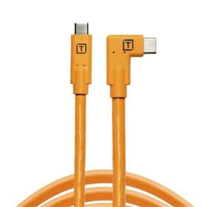TetherPro USB-C to USB-C Right Angle CUC15RT-ORG