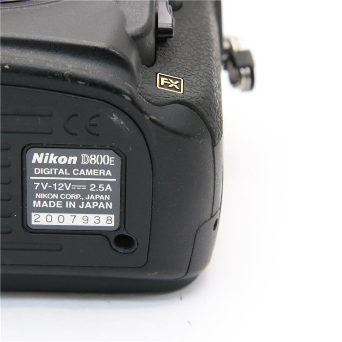 中古 Nikon ニコン D800e ボディ 商品id 3717011694995 詳細ページ デジタルカメラ ミラーレスカメラ 交換レンズの総合サイト マップカメラ