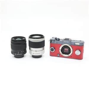 PENTAX (ペンタックス) Q-S1 ダブルズームキット ガンメタル×カーマインレッド メイン