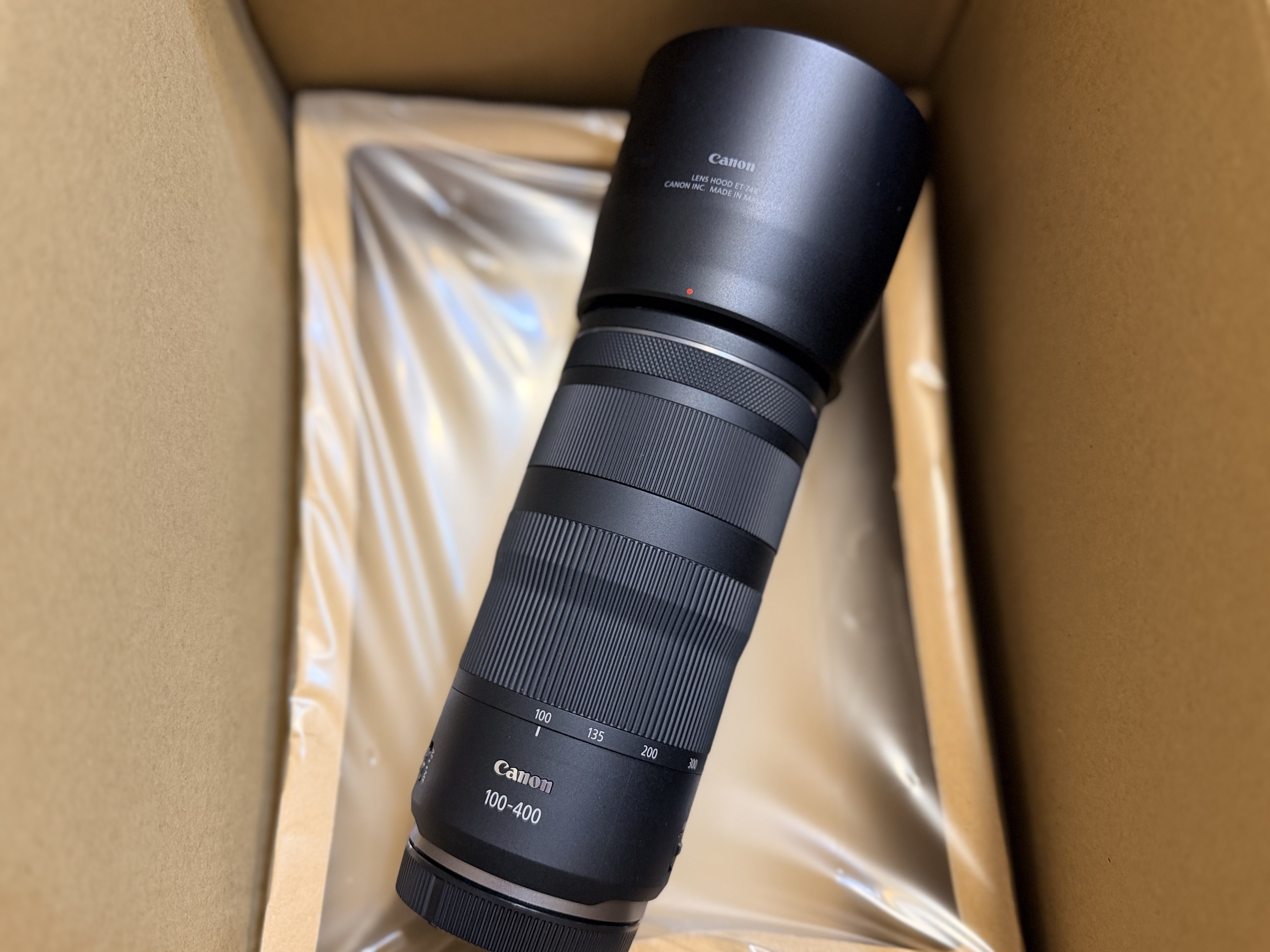 新品)Canon (キヤノン) レンズフード ET-74B（商品ID：4549292037746